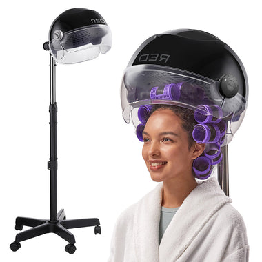 RED by KISS 3000 Ceramic Stand Hood Hair Dryer Adjustable Height 3 Temp Settings