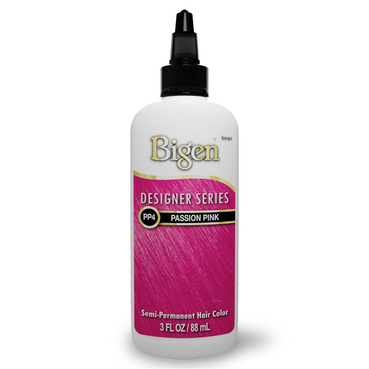 Bigen Vivid Shades / Designer Series Semi-Permanent Hair Color — PP4 Pink — 3 fl oz (88 ml)