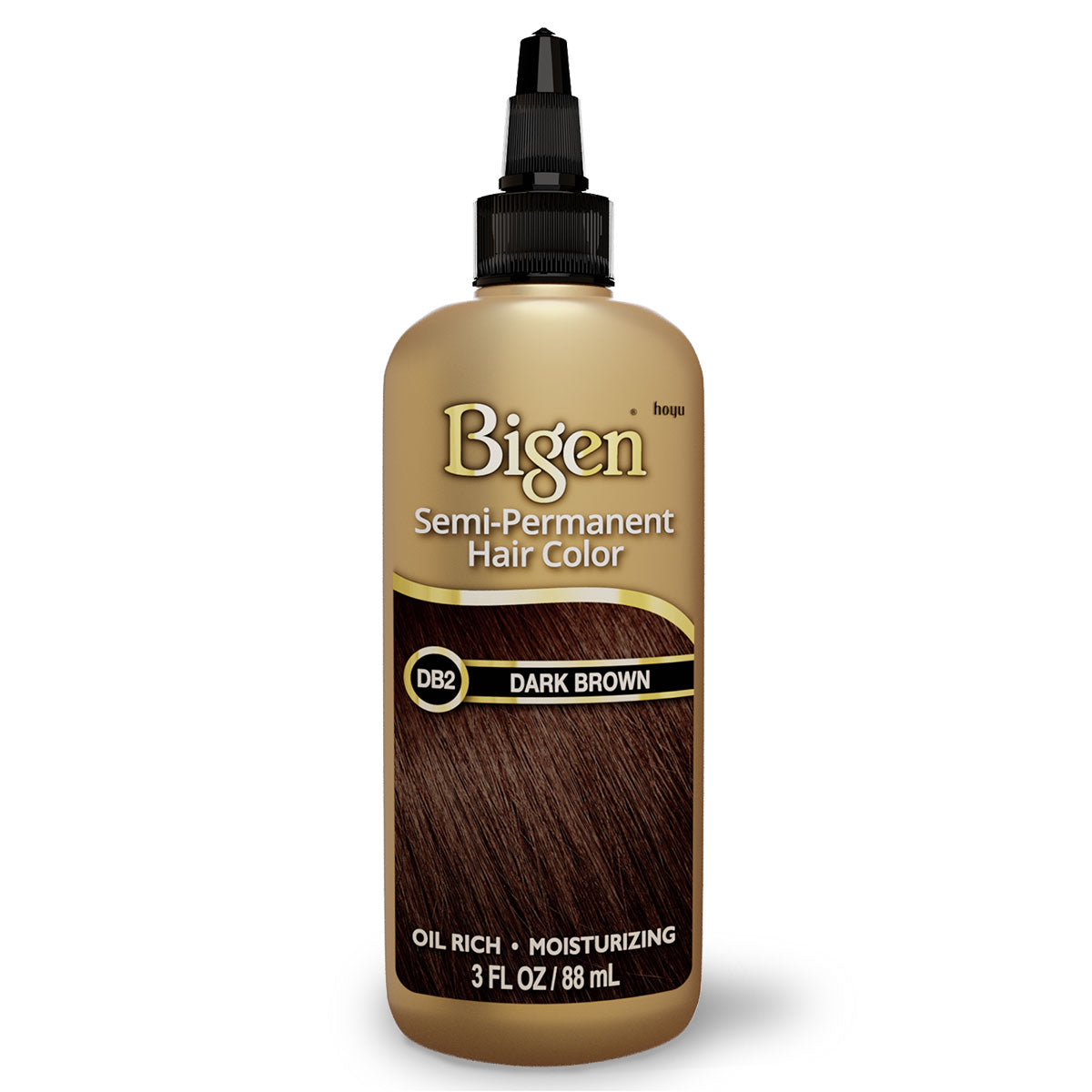 Bigen Semi-Permanent Hair Color — DB2 Dark Brown 3 fl oz (88 ml)