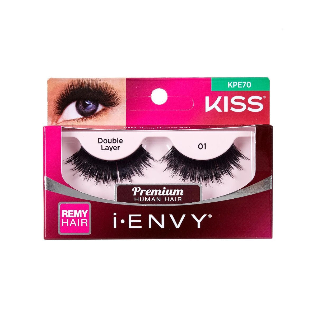 KISS i Envy 100% Remy Double Layer Lashes