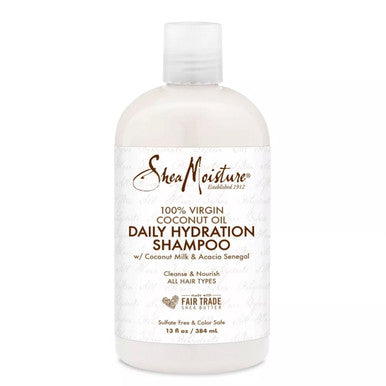 SheaMoisture 100% Virgin Coconut Oil Daily Hydration Shampoo — 13 fl oz