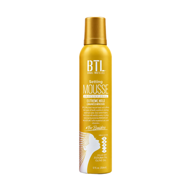 BTL Setting Mousse for Braiders — Extreme Hold - Enhanced Moisture