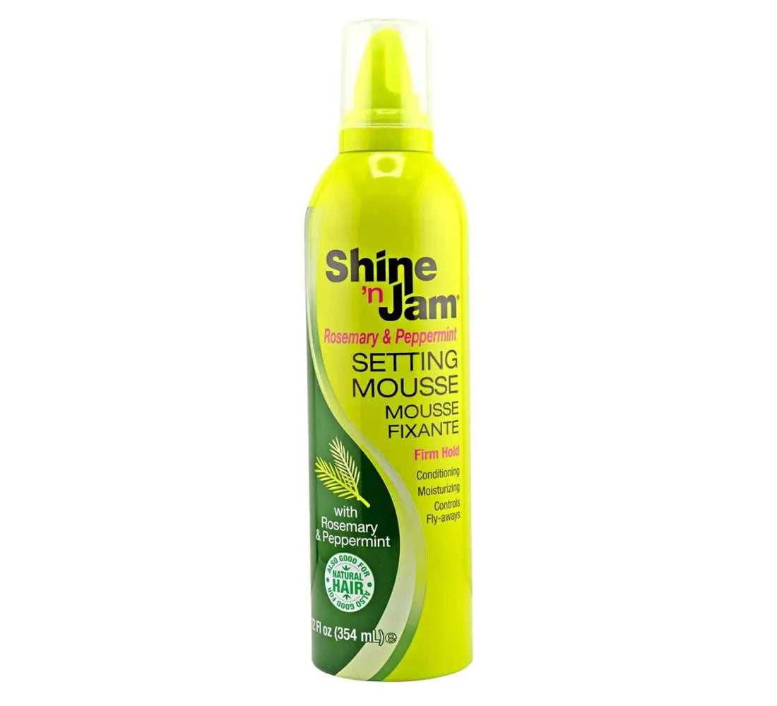 Shine ’n Jam Rosemary & Peppermint Firm Hold Setting Mousse