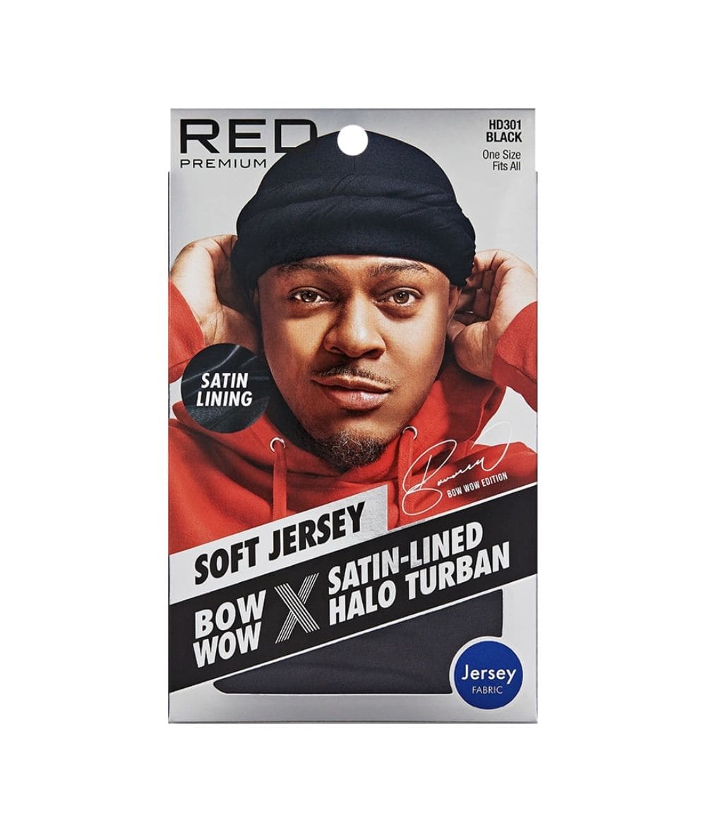 RED by Kiss Bow Wow Satin-Lined Halo Turban – Jersey